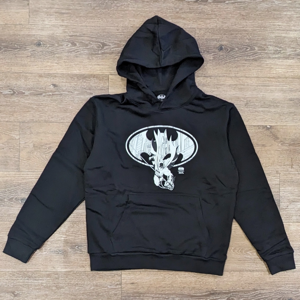 Bait x Batman glow in the dark Bat Logo hoodie - SIZE L